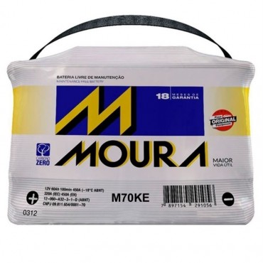 Bateria Moura M70KE em Rubem Berta